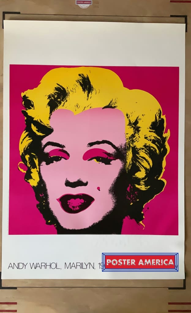Load image into Gallery viewer, Andy Warhol Marilyn Monroe London Tate Gallery Vintage 1987 Poster 24 X 34 Fine Art Print

