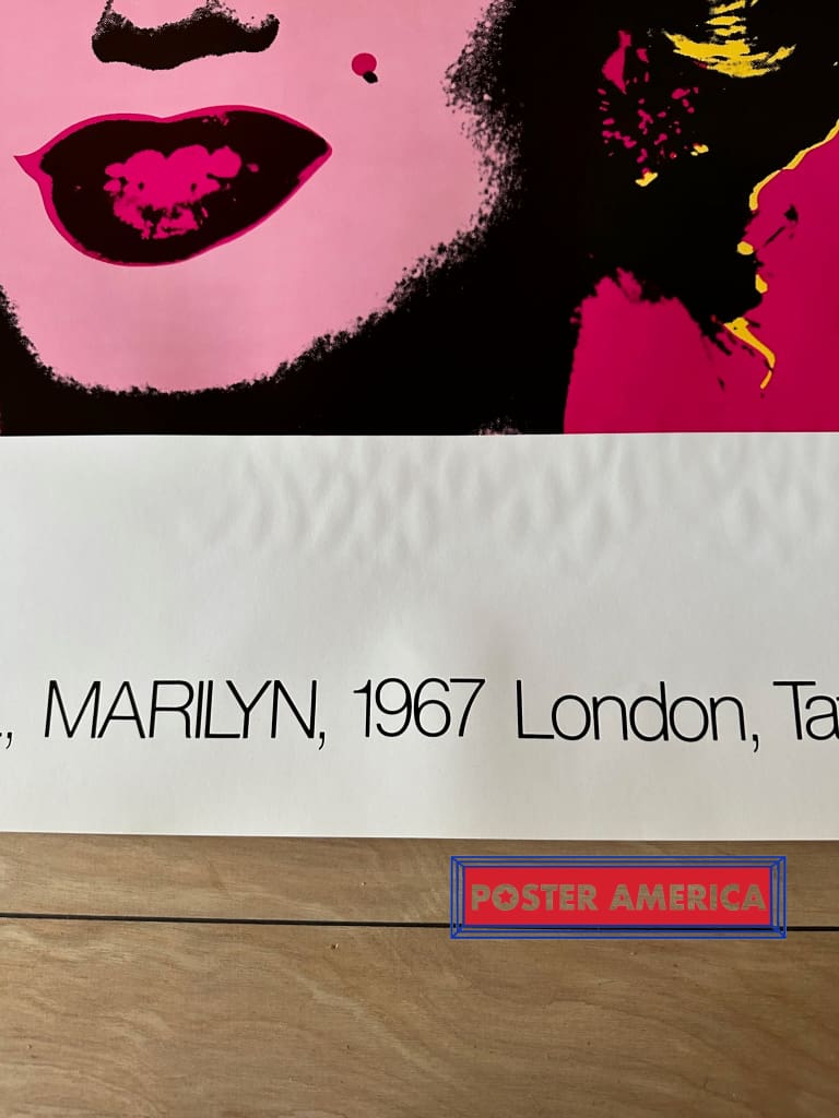 Load image into Gallery viewer, Andy Warhol Marilyn Monroe London Tate Gallery Vintage 1987 Poster 24 X 34 Fine Art Print

