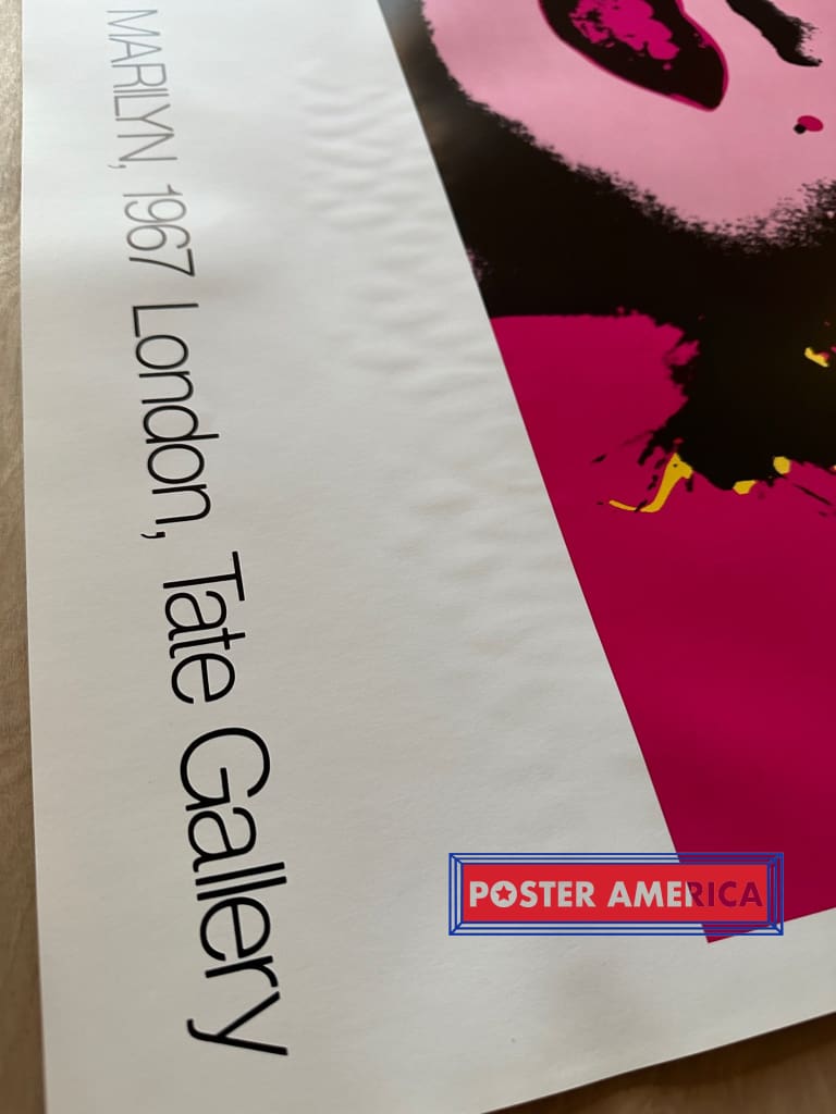 Load image into Gallery viewer, Andy Warhol Marilyn Monroe London Tate Gallery Vintage 1987 Poster 24 X 34 Fine Art Print
