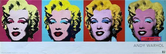 Andy Warhol Marilyn Monroe Pop Art Slim Print 12 X 36