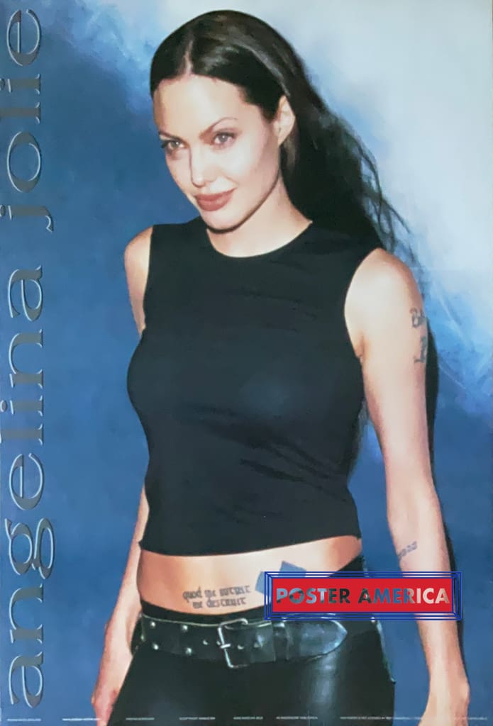 Load image into Gallery viewer, Angelina Jolie Vintage 2001 Personality Poster 23 X 34 Vintage Poster
