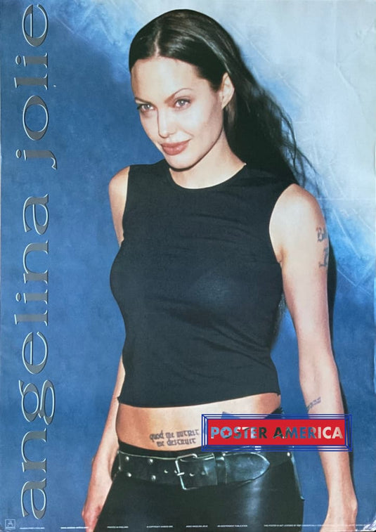 Angelina Jolie Vintage 2001 Personality Poster 24 X 34 Vintage Poster