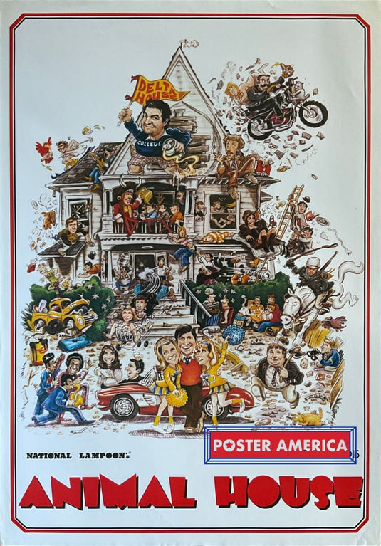 Animal House Oversized Movie Promo Poster 27.5 X 39.5 One-Sheet
