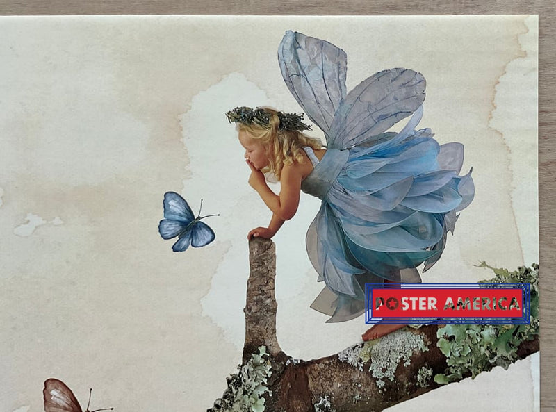 Load image into Gallery viewer, Anne Geddes Butterfly Toddlers Vintage Photography Slim Print 12 X 36

