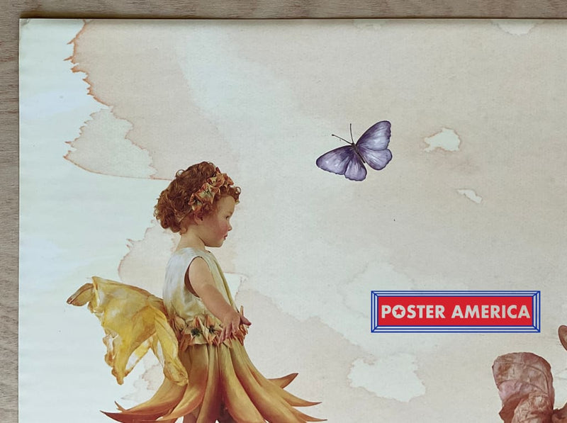 Load image into Gallery viewer, Anne Geddes Butterfly Toddlers Vintage Photography Slim Print 12 X 36
