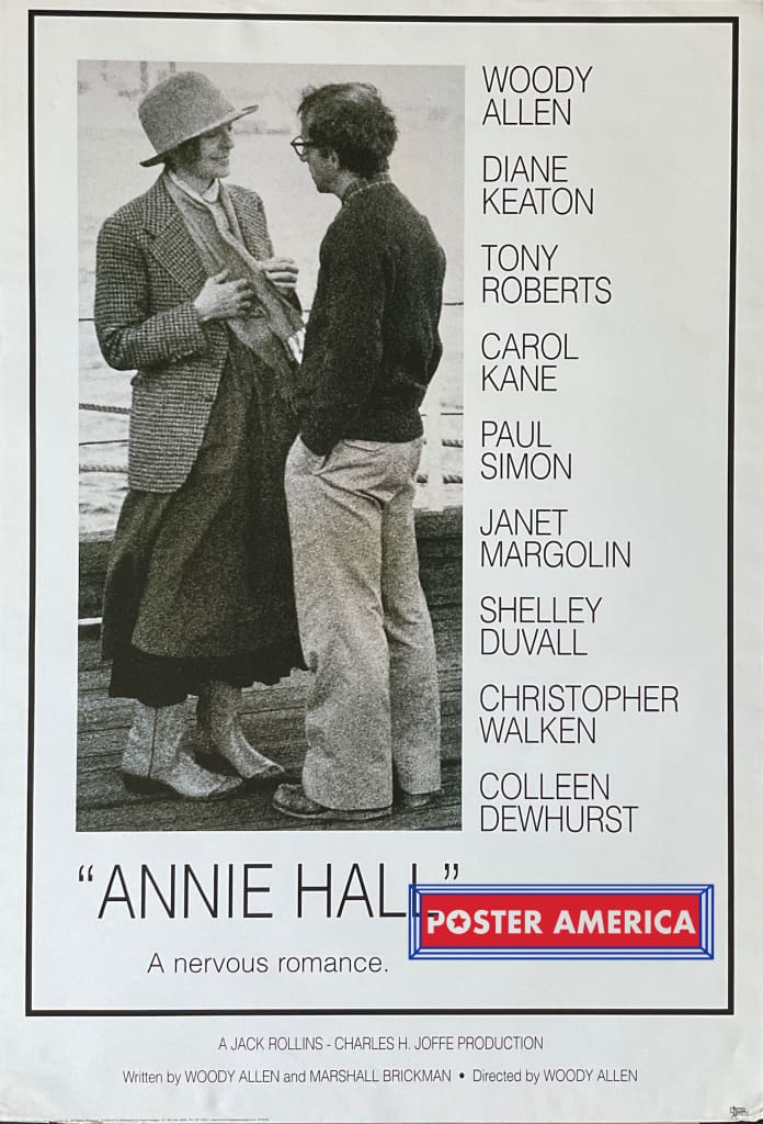 Load image into Gallery viewer, Annie Hall A Nervous Romance Poster 24 X 35 Vintage Poster
