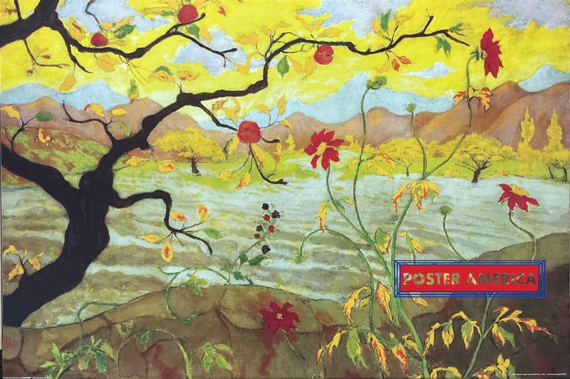 Load image into Gallery viewer, Apple Tree With Red Fruit By Paul Ranson Art Poster 24 X 36
