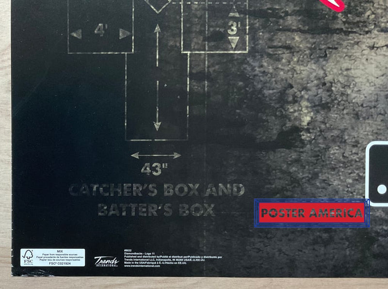 Load image into Gallery viewer, Arizona Diamond Backs Mlb Logo Poster 22 X 34
