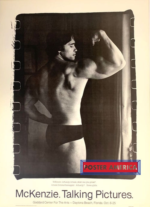 Arnold Schwartzenneger Mckenzie Talking Pictures 1980 Vintage Poster 22 X 28 Vintage Poster
