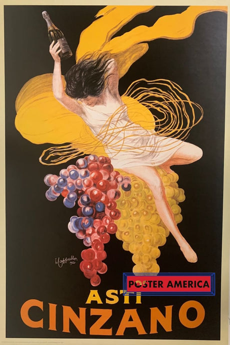 Asti Cinzano Great Advertising Art Of The World Wine Poster 24 X 36