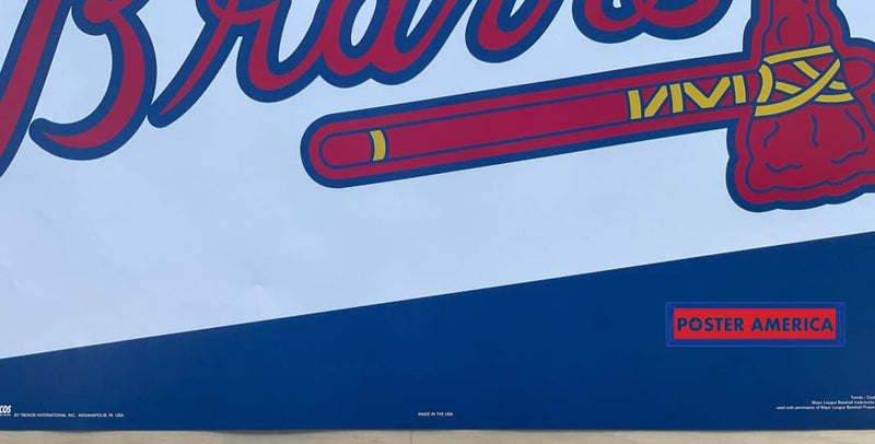 Load image into Gallery viewer, Atlanta Braves Logo Mlb 2006 Poster 22.5 X 34
