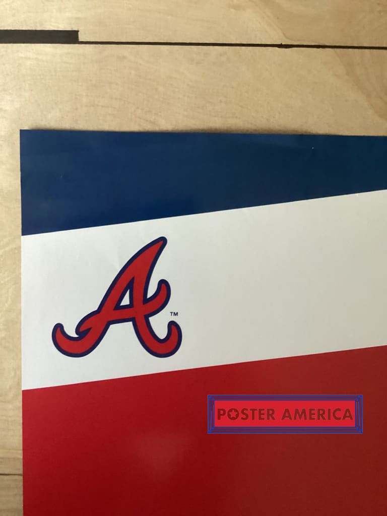 Load image into Gallery viewer, Atlanta Braves Logo Mlb 2006 Poster 22.5 X 34
