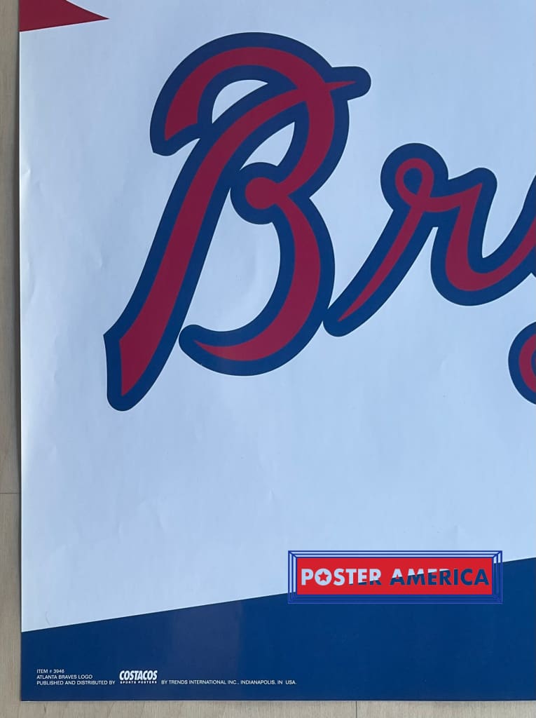 Load image into Gallery viewer, Atlanta Braves Logo Mlb 2006 Poster 22.5 X 34

