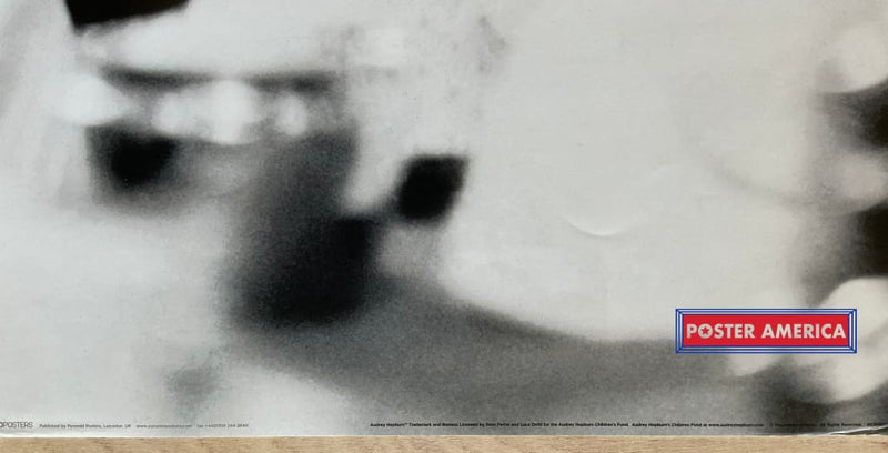 Load image into Gallery viewer, Audrey Hepburn Breakfast At Tiffanys Black &amp; White Slim Print 12 X 36
