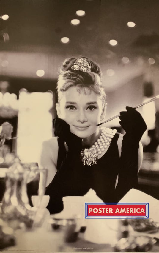 Audrey Hepburn Breakfast At Tiffanys Rare Signature Series Poster 24 X 36