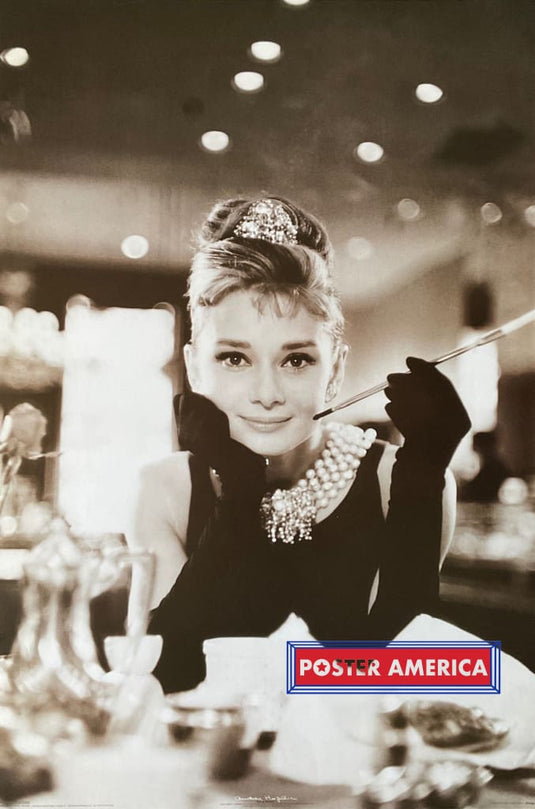 Audrey Hepburn Breakfast At Tiffanys Signature Series Poster 24 X 36