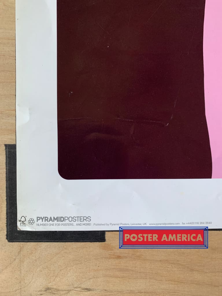 Load image into Gallery viewer, Audrey Hepburn Pink Silhouette Poster 24 X 36
