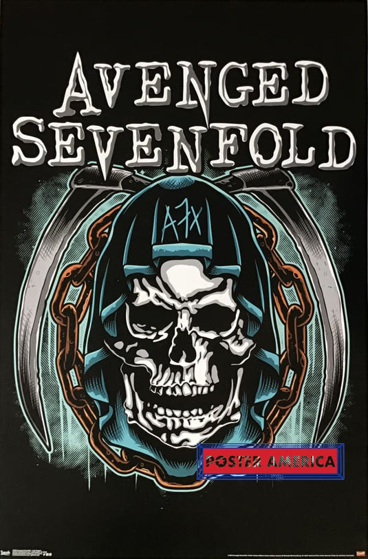 Avenged Sevenfold Grim Reaper Artwork Poster 22.5 X 34