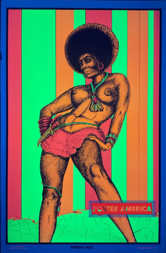 Avengers Mate Vintage Black Light Poster 23 X 35