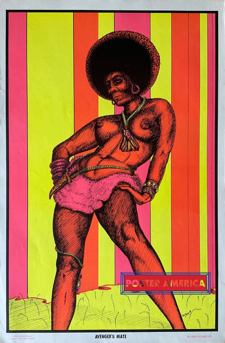Avengers Mate Vintage Black Light Poster 23 X 35