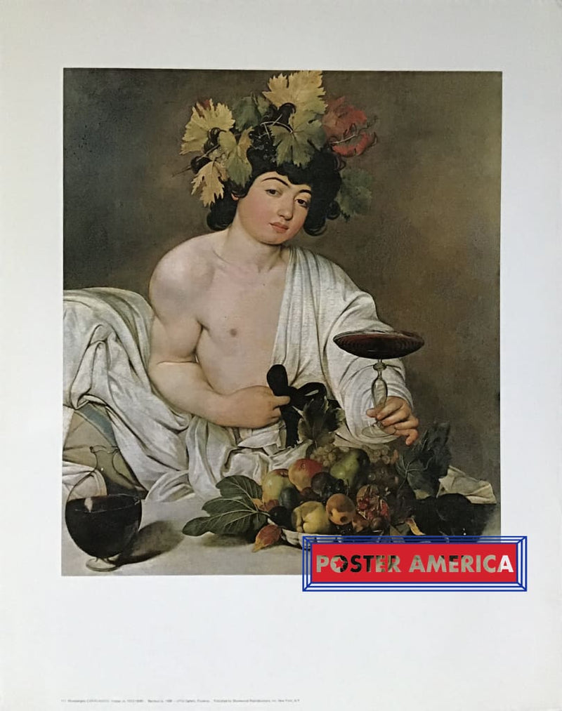Load image into Gallery viewer, Michelangelo Caravaggio Bacchus Roman God Of Agriculture Wine And Fertility Poster
