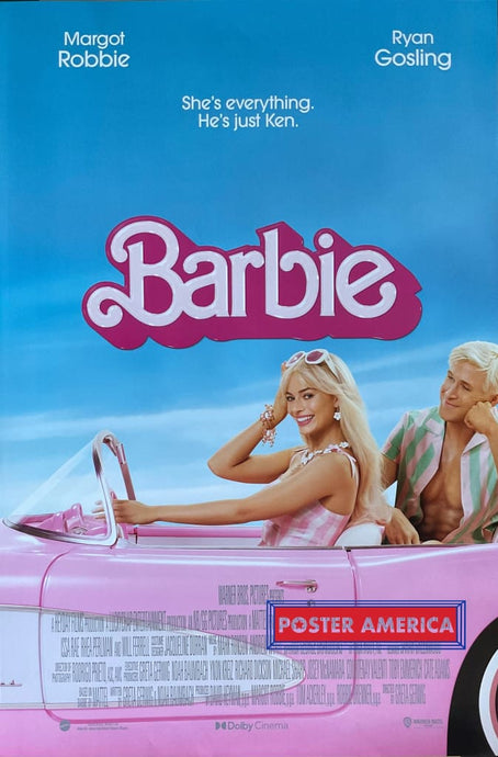 Barbie Starring Margot Robbie And Ryan Gosling Poster 24 X 36