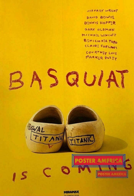 Basquiat Original Advance One Sided Movie Poster 27 X 40 One Sheet