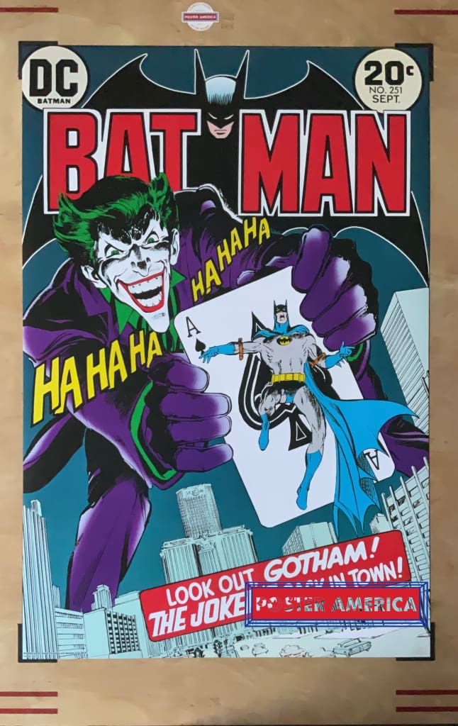 Load image into Gallery viewer, Batman No.251 The Jokers Back In Town Poster 24 X 36
