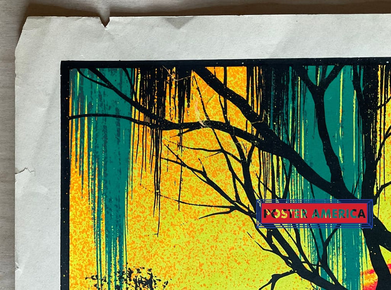 Load image into Gallery viewer, Bayou Mirage Vintage Black Light Poster 23 X 35
