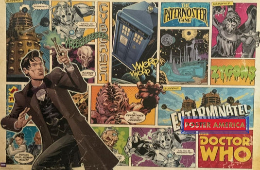 Bbc Doctor Who Comic Poster 24 X 36 Strip