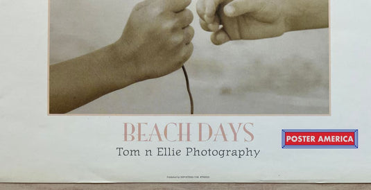 Beach Days Tom N Ellie Photography Vintage Slim Print Poster 12 X 36