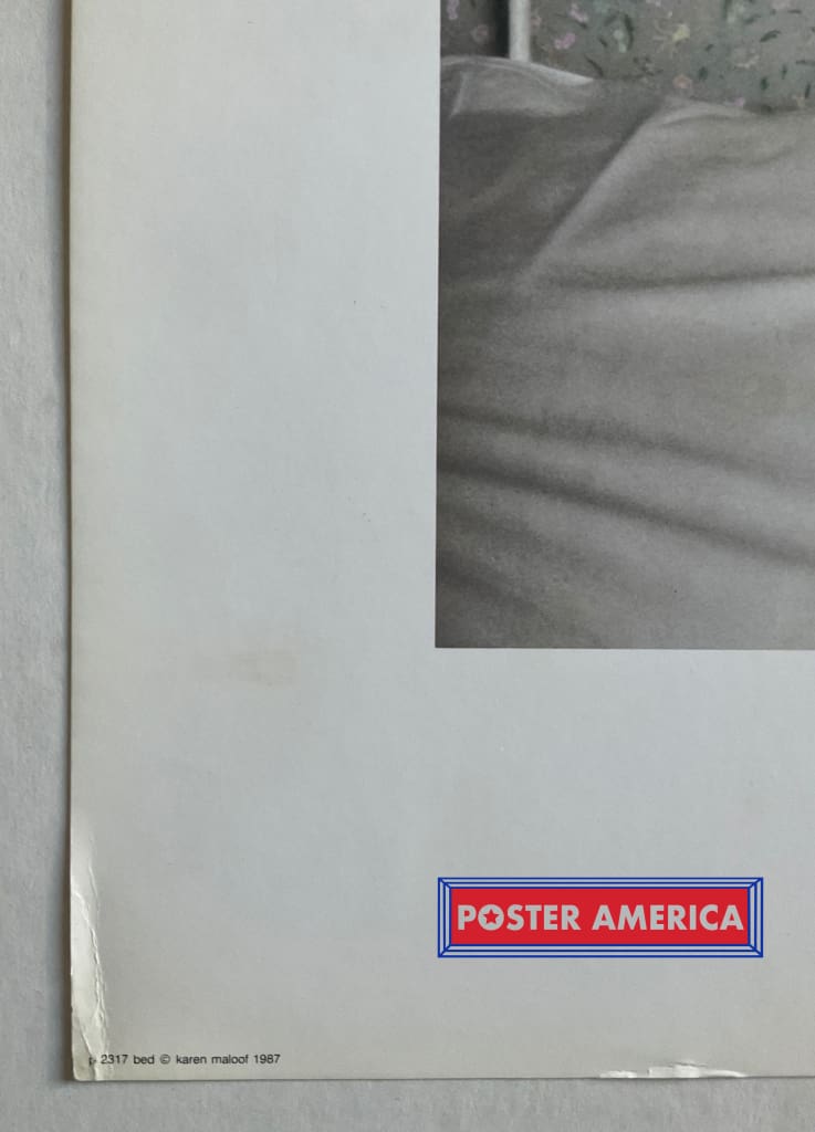 Load image into Gallery viewer, Bed By Karen Maloof Vintage 1987 Fine Art Print 20 X 23.5 Poster
