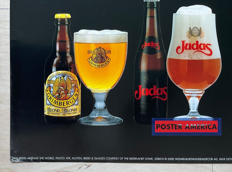 Load image into Gallery viewer, Beers Around The World Vintage Novelty Poster 24 X 36
