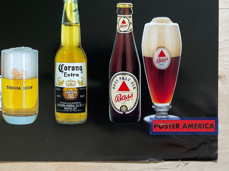 Load image into Gallery viewer, Beers Around The World Vintage Novelty Poster 24 X 36
