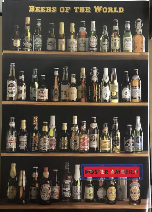 Beers Of The World Vintage 1993 Swiss Import Poster 24 X 36 Vintage Poster