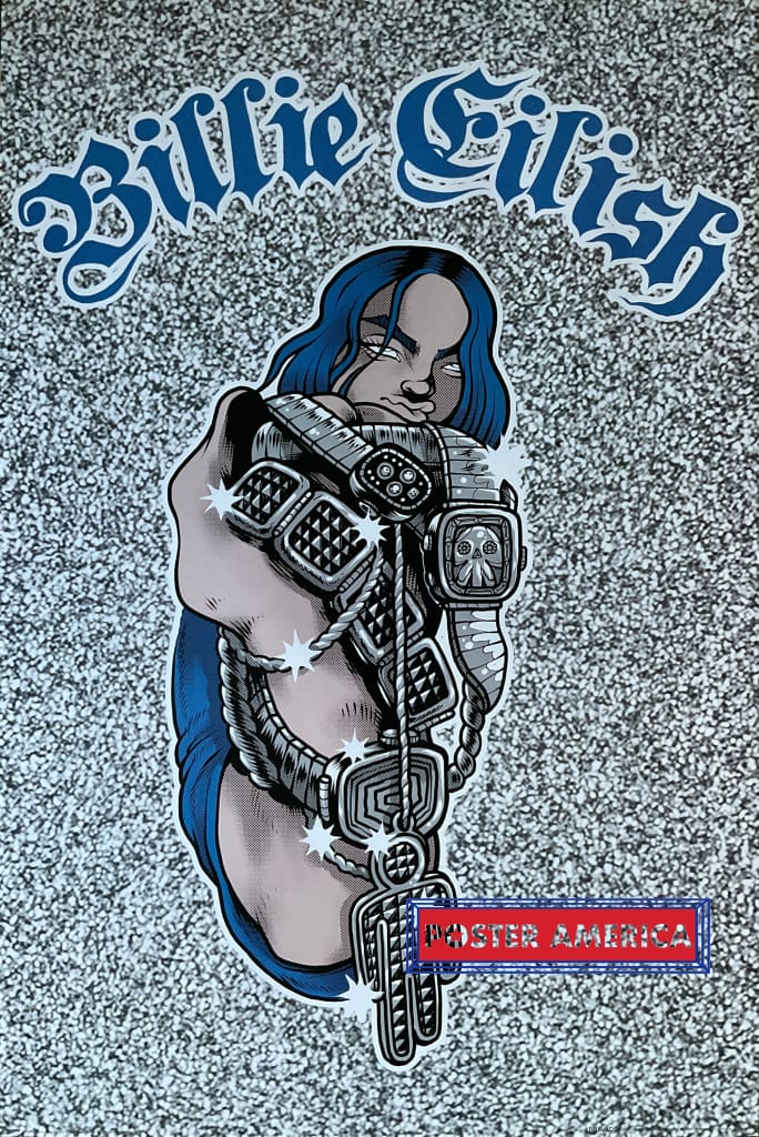 Load image into Gallery viewer, Billie Eilish Bling Poster 24 X 36
