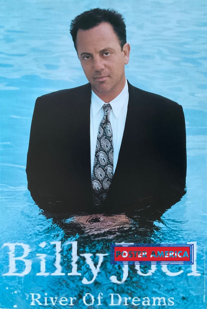 Load image into Gallery viewer, Billy Joel River Of Dreams Album Cover Original 1993 Poster 23.5 X 34.5 Vintage Poster
