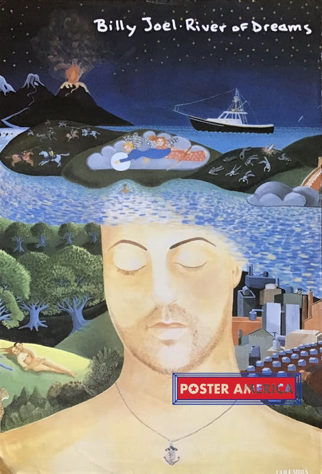 Billy Joel River Of Dreams Album Cover Art Reproduction Poster 23.5 X 34.5