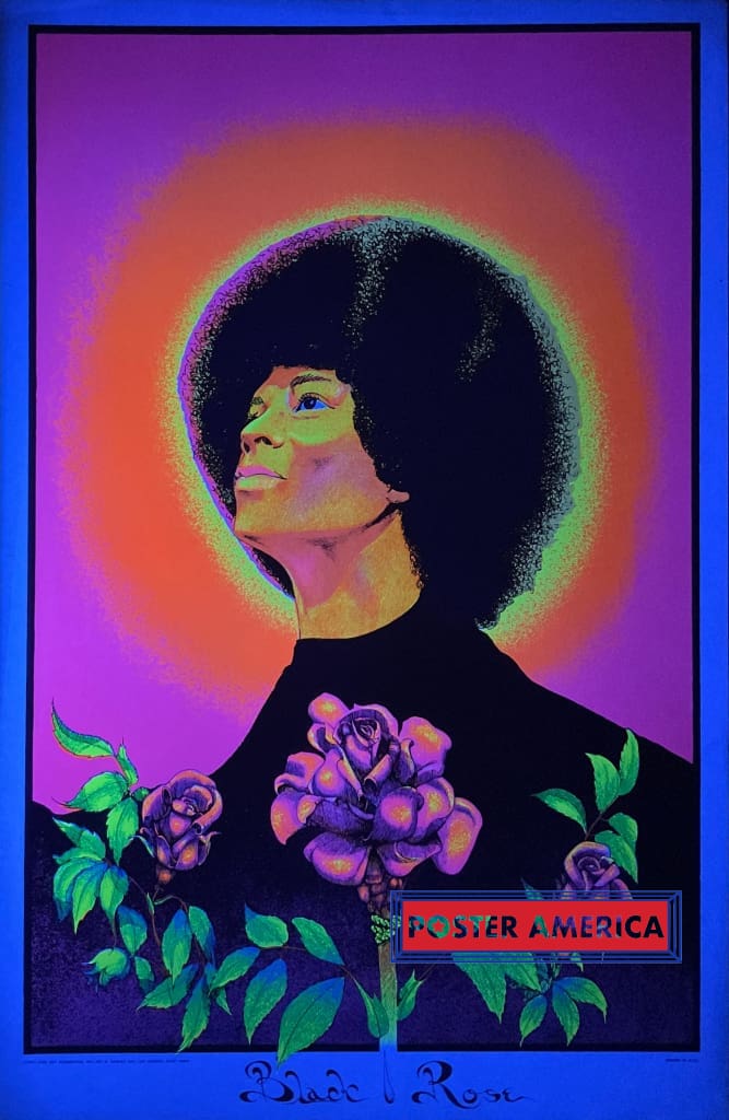 Load image into Gallery viewer, Black Rose Original Vintage 1971 Light Poster 25 X 40 Posters Prints &amp; Visual Artwork
