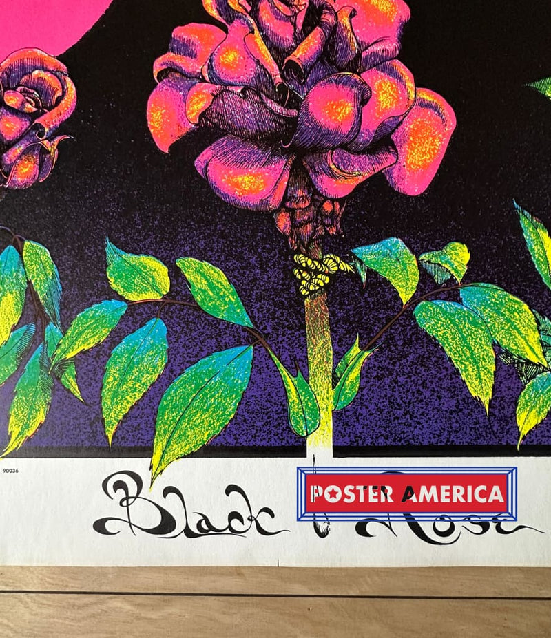 Load image into Gallery viewer, Black Rose Original Vintage 1971 Light Poster 25 X 40 Posters Prints &amp; Visual Artwork
