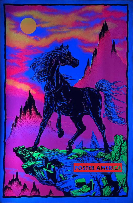 Black Stallion Rare Original Vintage 1975 Light Poster 23 X 35 Posters Prints & Visual Artwork