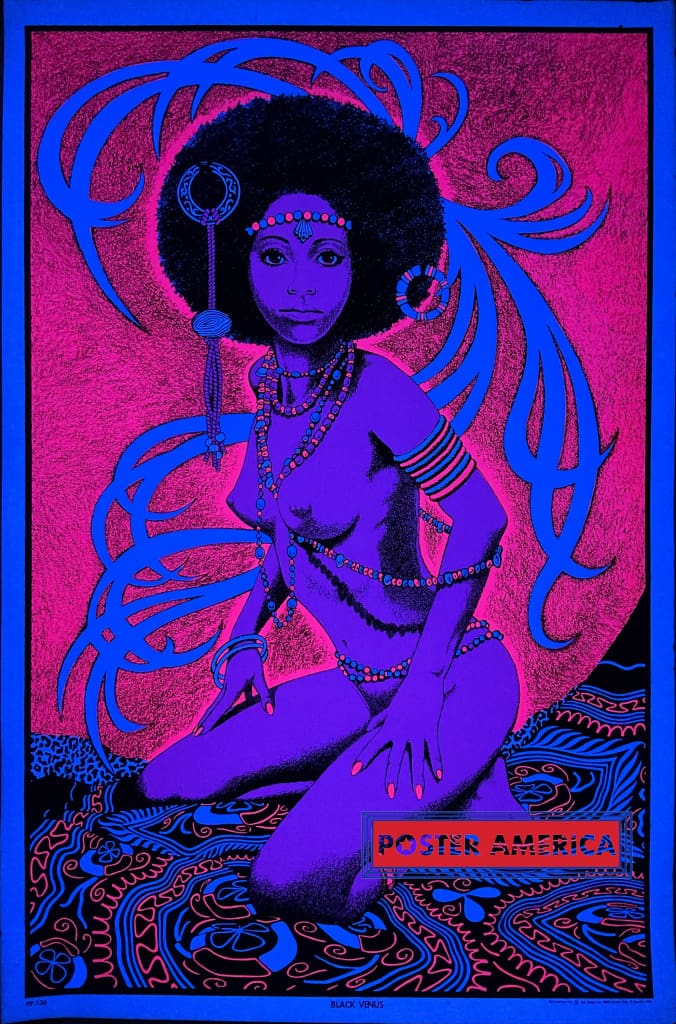 Load image into Gallery viewer, Black Venus Vintage Light Poster 23 X 35
