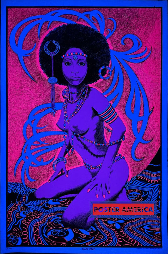 Black Venus Vintage Light Poster 23 X 35