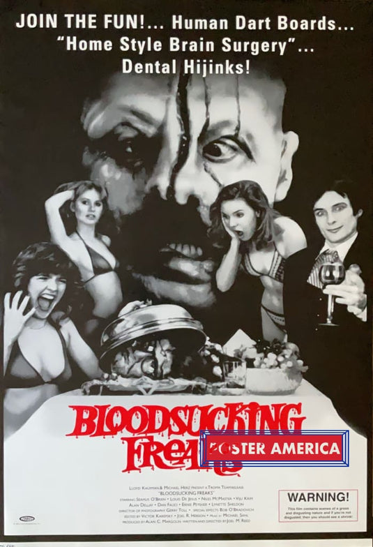 Bloodsucking Freaks Rare Movie Poster 23.5 X 34.5 Vintage