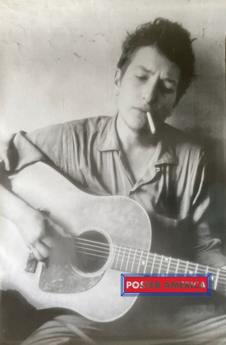 Bob Dylan Cigarette And Guitar Poster 24 X 36