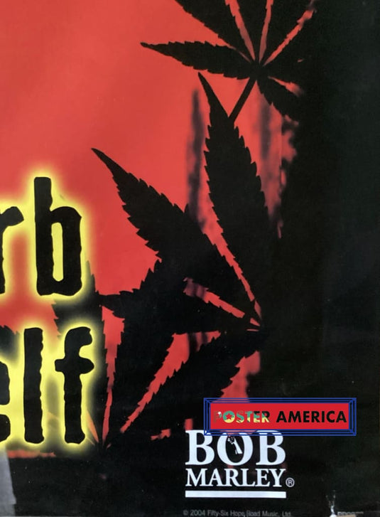 Bob Marley Classic Joint Smoke Rare 2003 24 X 36 Poster