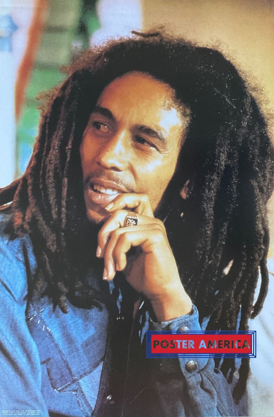 Bob Marley Closeup Shot Poster 23.5 X 35.5