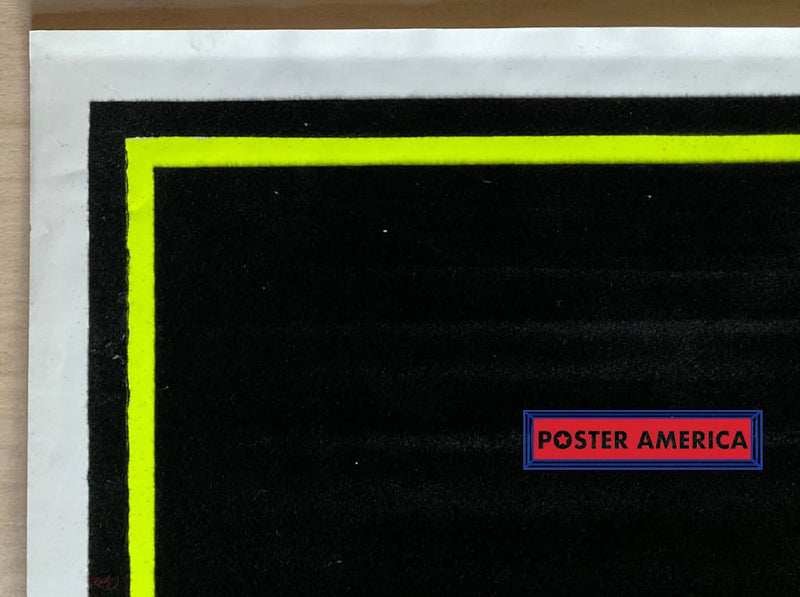 Load image into Gallery viewer, Bob Marley Colors Vintage 1991 Black Light Poster 23 X 35
