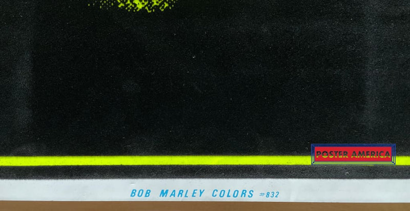 Load image into Gallery viewer, Bob Marley Colors Vintage 1991 Black Light Poster 23 X 35
