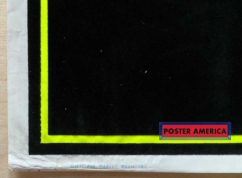 Load image into Gallery viewer, Bob Marley Colors Vintage 1991 Black Light Poster 23 X 35
